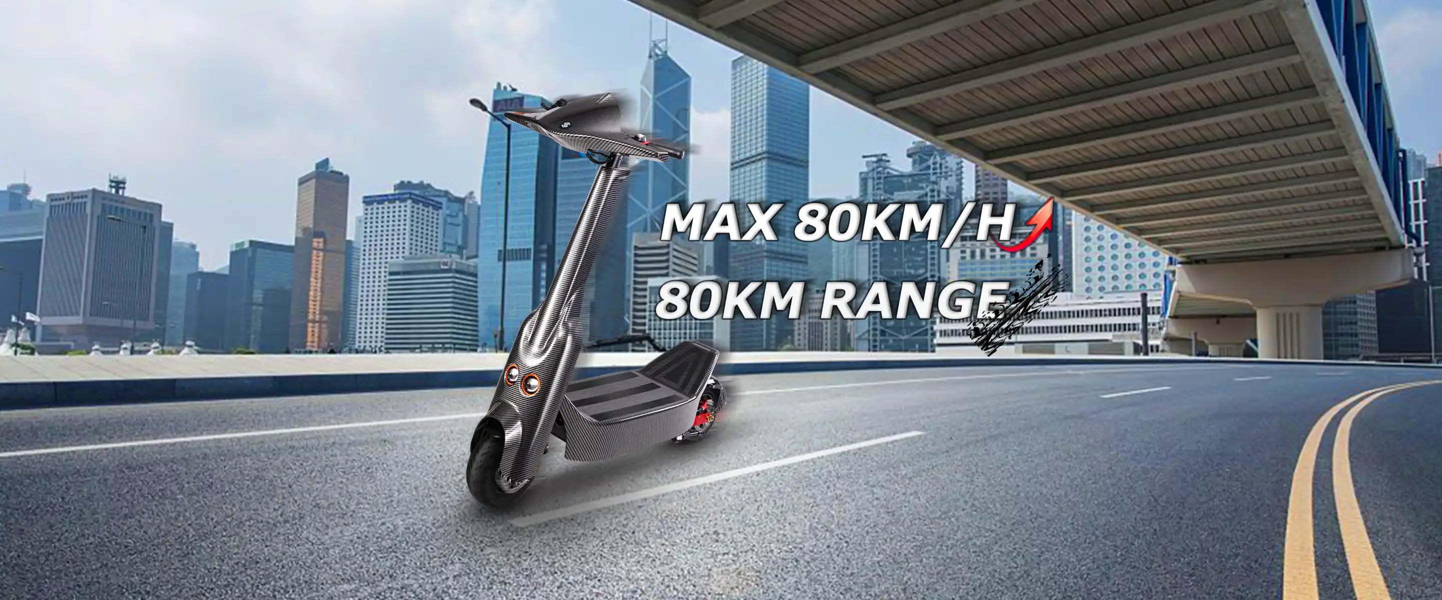 fast electric scooter 80km/h 50mph